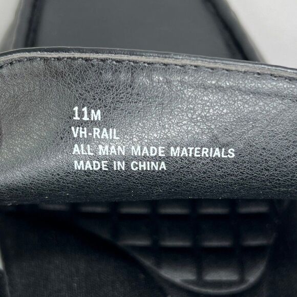 Van Heusen Rail Driving Loafers Men's Size 11 Black Leather Slip On Dress Shoes - Picture 11 of 11